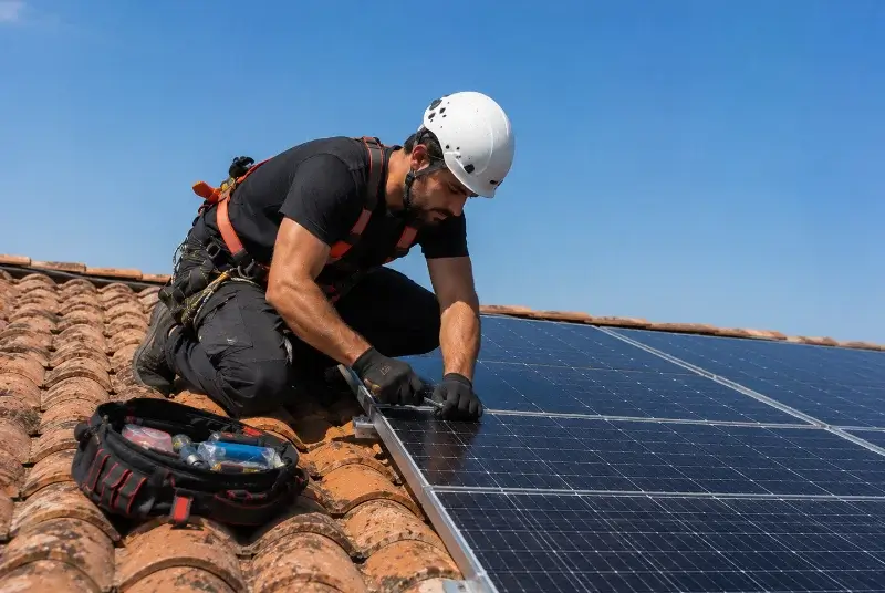 Maintenance et monitoring de panneaux solaires à Beaumont