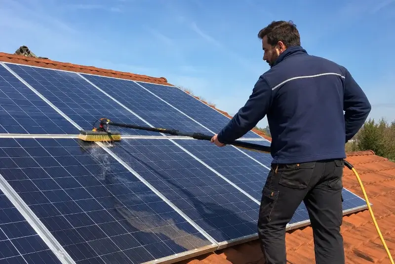 Nettoyage et entretien de panneaux solaires à Beaumont